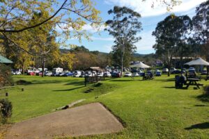 Grounds of Wollombi Tavern on Market Day